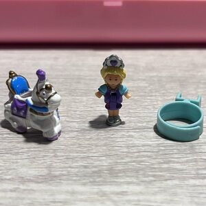 1993 COMPLETE Polly’s Circus Pony Ring Bluebird Polly Pocket